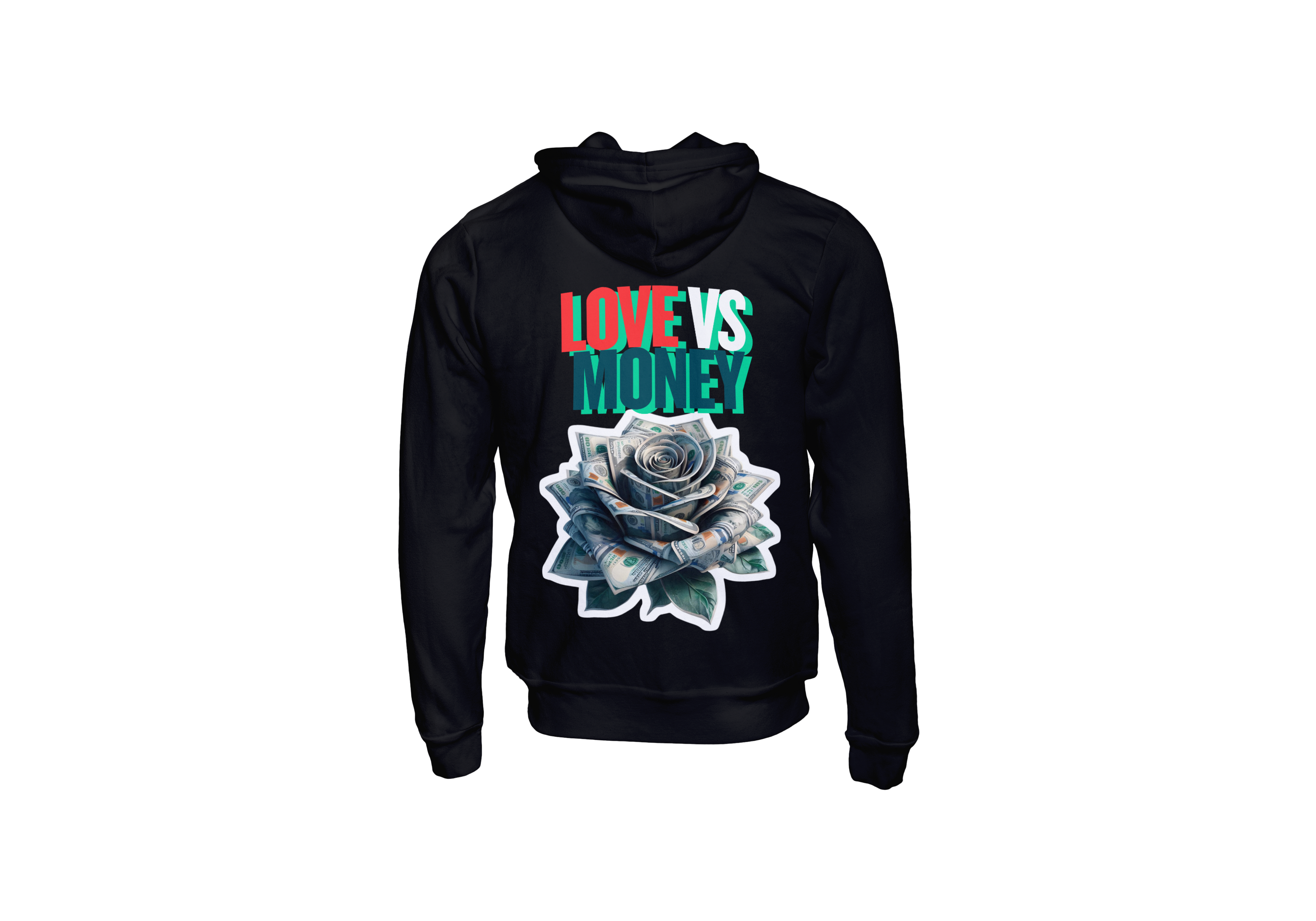 Love Vs Money Hoodie - Streetwear Philosophy | Lavish Crafts