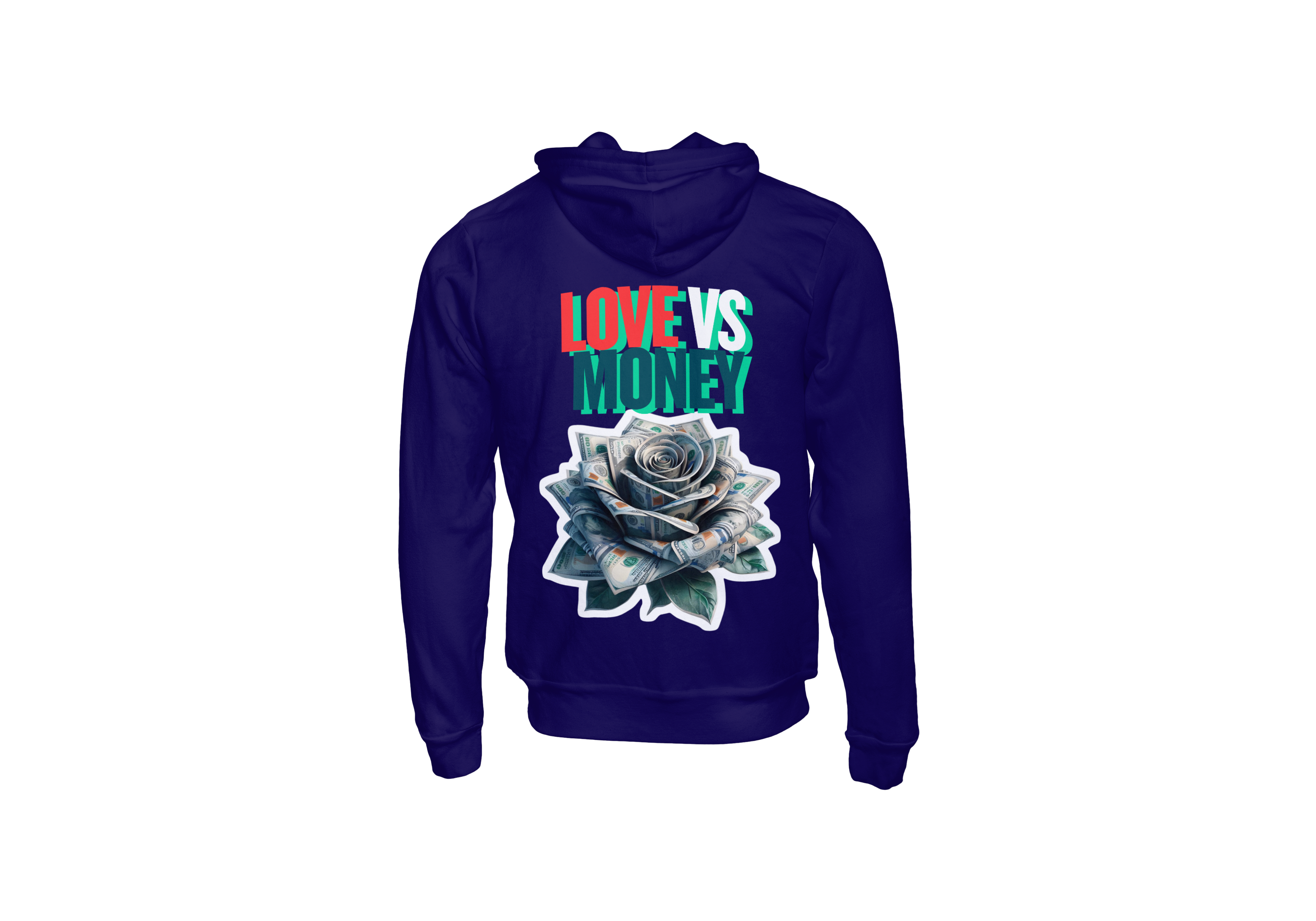 Love Vs Money Hoodie - Streetwear Philosophy | Lavish Crafts