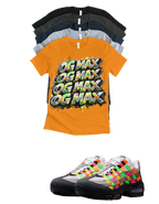 OG MAX Big Bubble Max 95 Woven Multi-colorway T-Shirt – Unisex Sneaker Tee