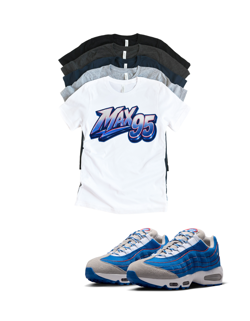 Max95  BB OG Max 95  Retro Matching T-Shirt – Unisex Sneaker Tee