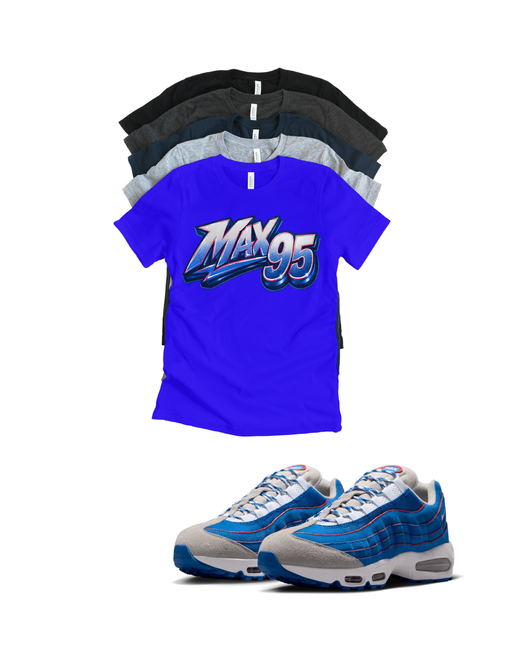 Max95  BB OG Max 95  Retro Matching T-Shirt – Unisex Sneaker Tee