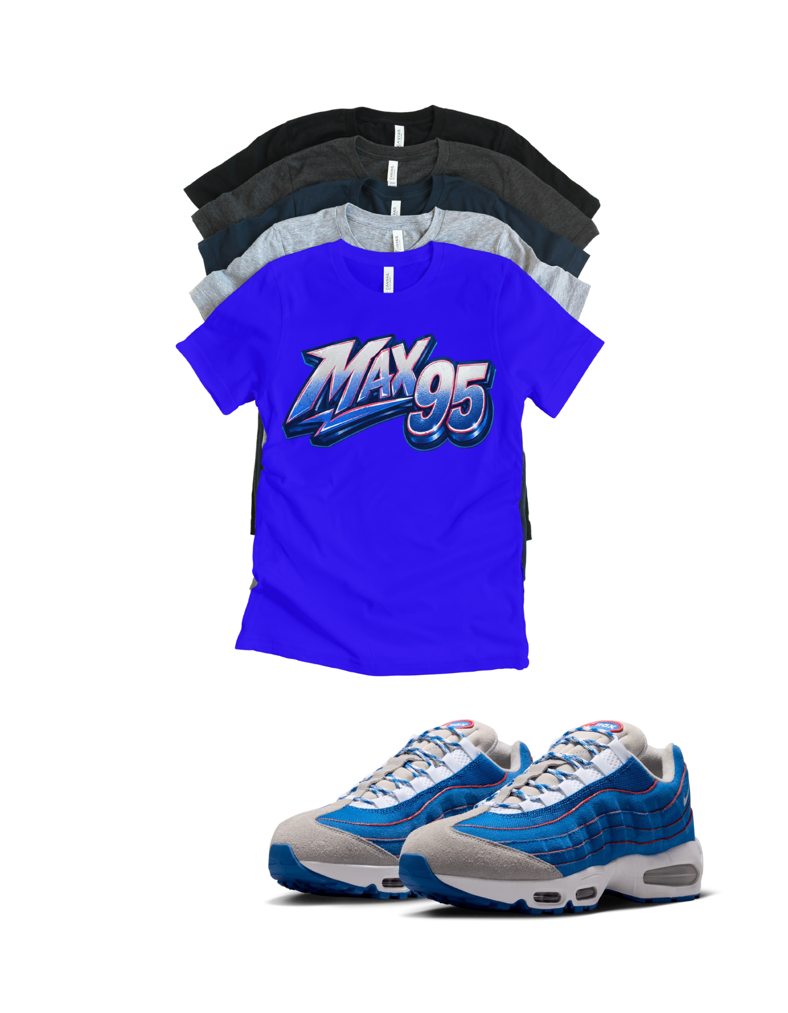 Max95  BB OG Max 95  Retro Matching T-Shirt – Unisex Sneaker Tee
