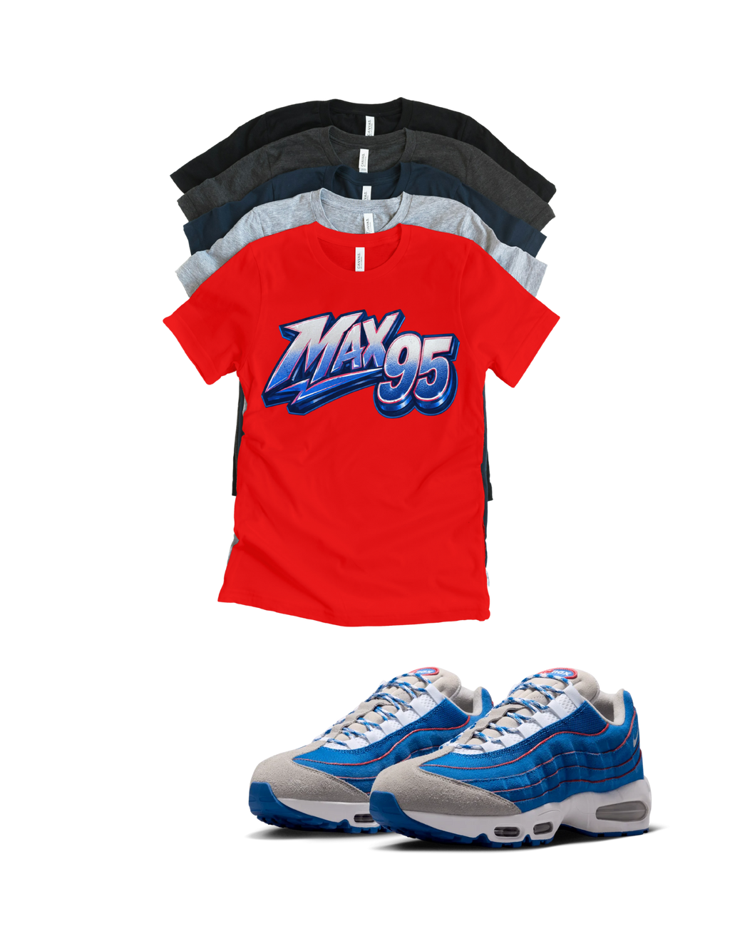 Max95  BB OG Max 95  Retro Matching T-Shirt – Unisex Sneaker Tee