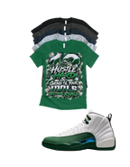 Shirt to match Jordan 12 summit white gorge green Retro AJ12 idols become rival