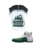 Shirt to match Jordan 12 summit white gorge green Retro AJ12 idols become rival drip