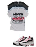 Air Max 95 Comet Working with the Negatives Matching T-Shirt – Unisex Sneaker Tee