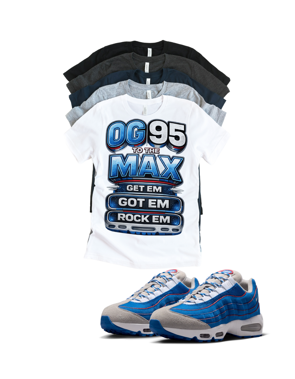 Max BB OG 95 OG to the Max Retro Matching T-Shirt – Unisex Sneaker Tee