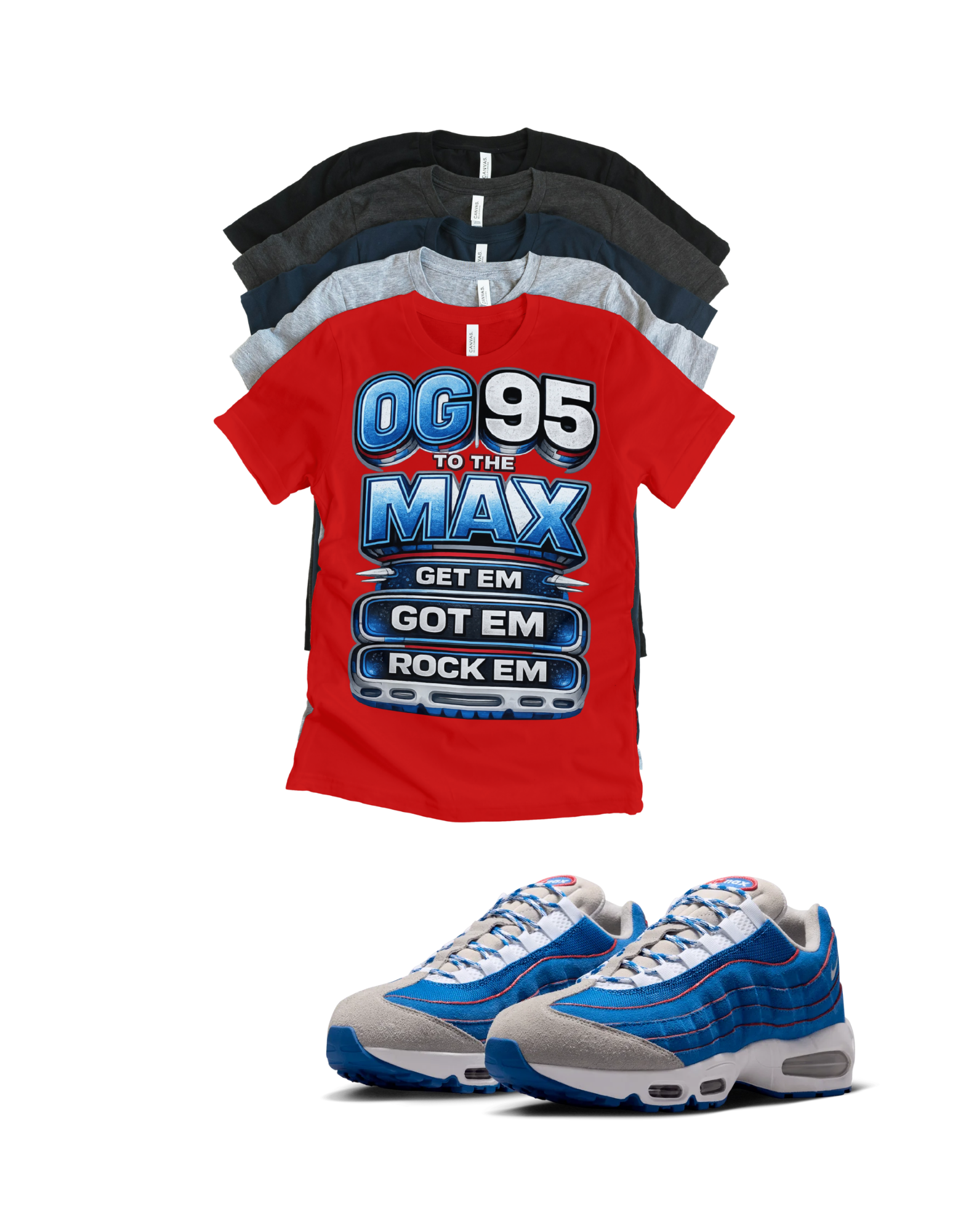 Max BB OG 95 OG to the Max Retro Matching T-Shirt – Unisex Sneaker Tee