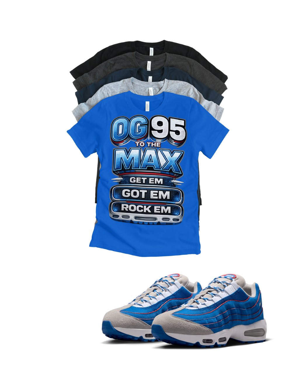 Max BB OG 95 OG to the Max Retro Matching T-Shirt – Unisex Sneaker Tee