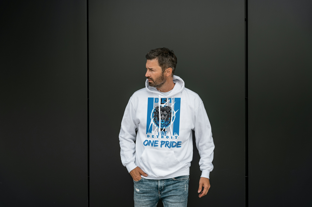 Detroit Football Fan Hoodie - Motor City Pride Apparel