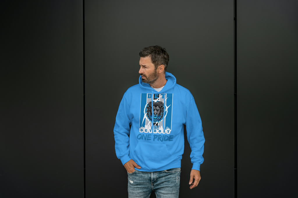 Detroit Football Fan Hoodie - Motor City Pride Apparel