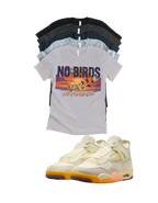Jordan 4 Birds of Paradise No Paradise matching T-shirt sneaker head tee
