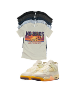 Jordan 4 Birds of Paradise No Paradise matching T-shirt sneaker head tee