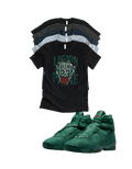 Custom Printed Shirt To Match Jordan 8 BIN 23 Legion Pine Sneaker Tee