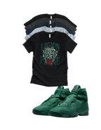 Custom Printed Shirt To Match Jordan 8 BIN 23 Legion Pine Sneaker Tee