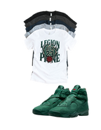 Custom Printed Shirt To Match Jordan 8 BIN 23 Legion Pine Sneaker Tee