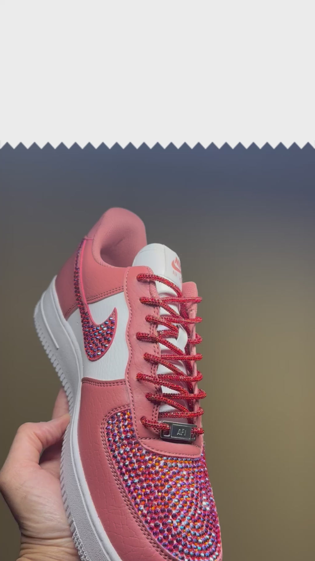 Custom Bling Air Force One-White Base