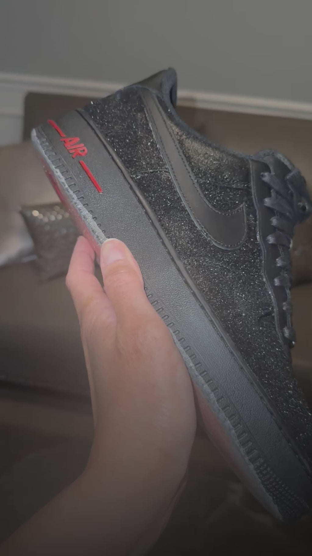 Glitter Air Force Ones