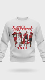 Delta Sigma Theta–inspired sisterhood sweatshirt