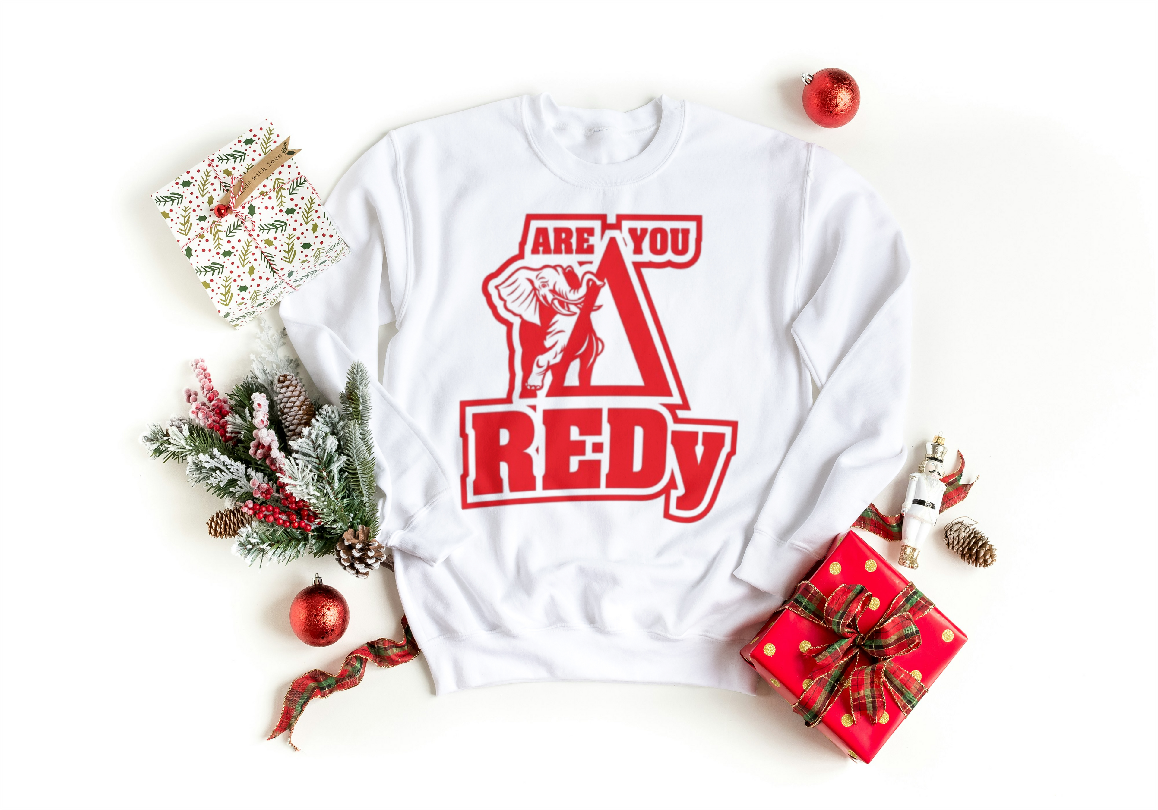 Delta Sigma Theta–inspired “Are You Red-Y?” Sweatshirt