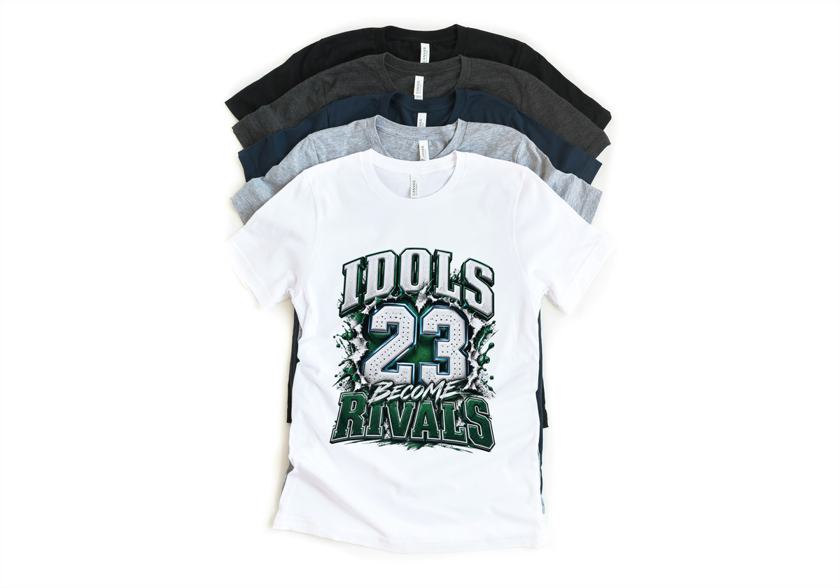 Shirt to match Jordan 12 summit white gorge green Retro AJ12 idols become rival 23
