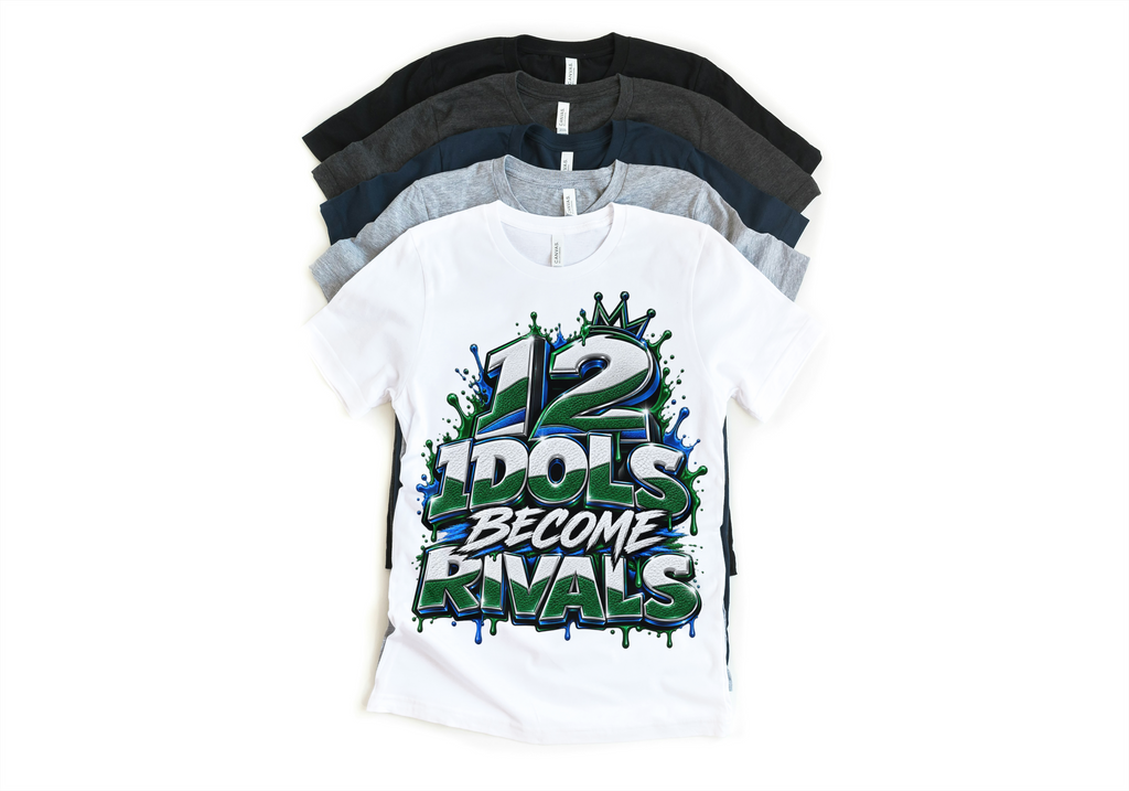 Shirt to match Jordan 12 summit white gorge green Retro AJ12 idols become rival drip