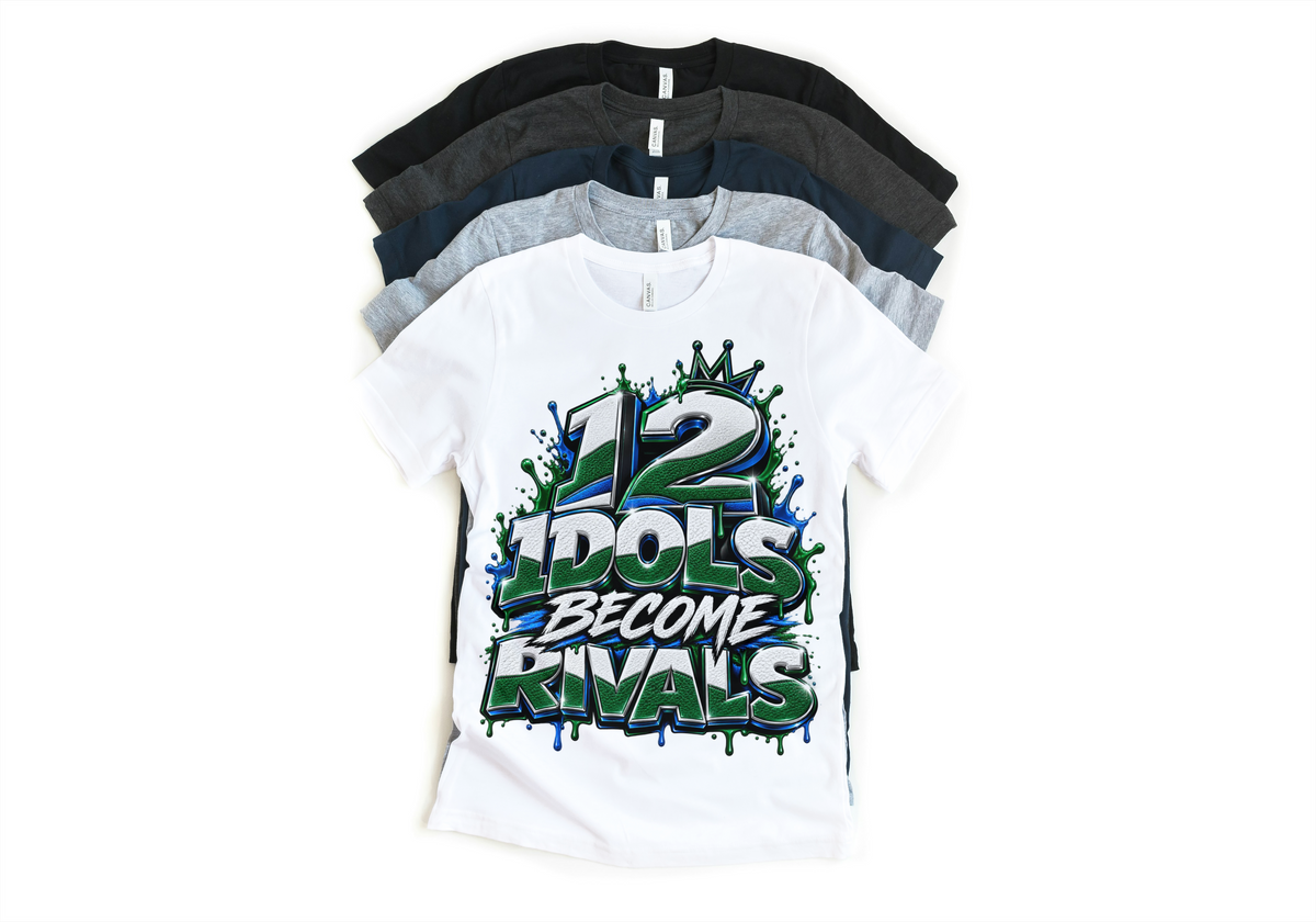 Shirt to match Jordan 12 summit white gorge green Retro AJ12 idols become rival drip