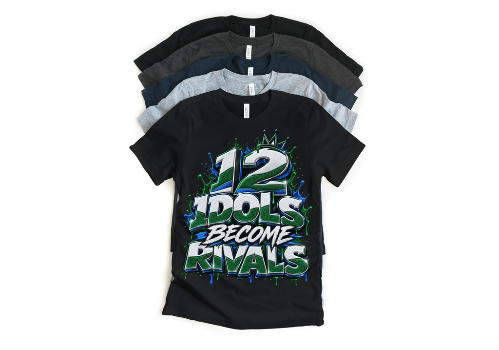 Shirt to match Jordan 12 summit white gorge green Retro AJ12 idols become rival drip
