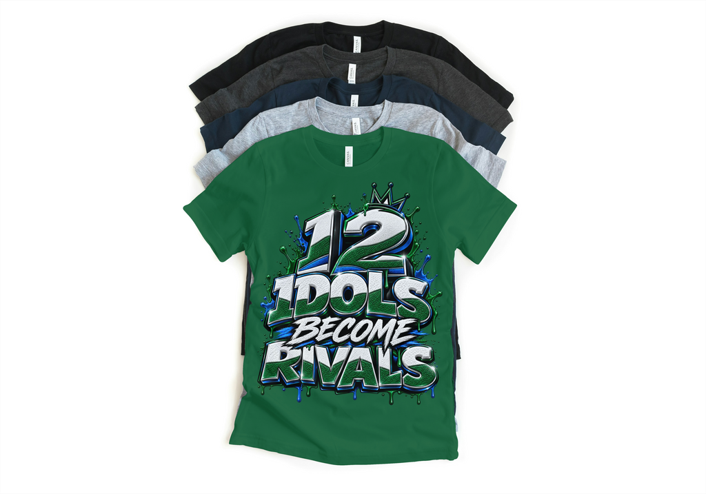 Shirt to match Jordan 12 summit white gorge green Retro AJ12 idols become rival drip