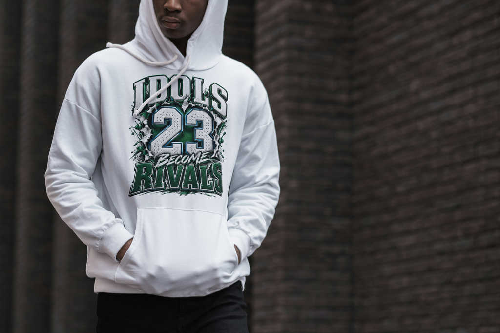 Shirt to match Jordan 12 summit white gorge green Retro AJ12 idols become rival 23