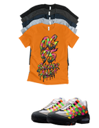 Sneaker Addict Big Bubble Max 95 Woven Multi-colorway T-Shirt – Unisex Sneaker Tee