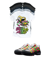 OG MAX Sneaker Addict Big Bubble Max 95 Woven Multi-colorway T-Shirt – Unisex Sneaker Tee