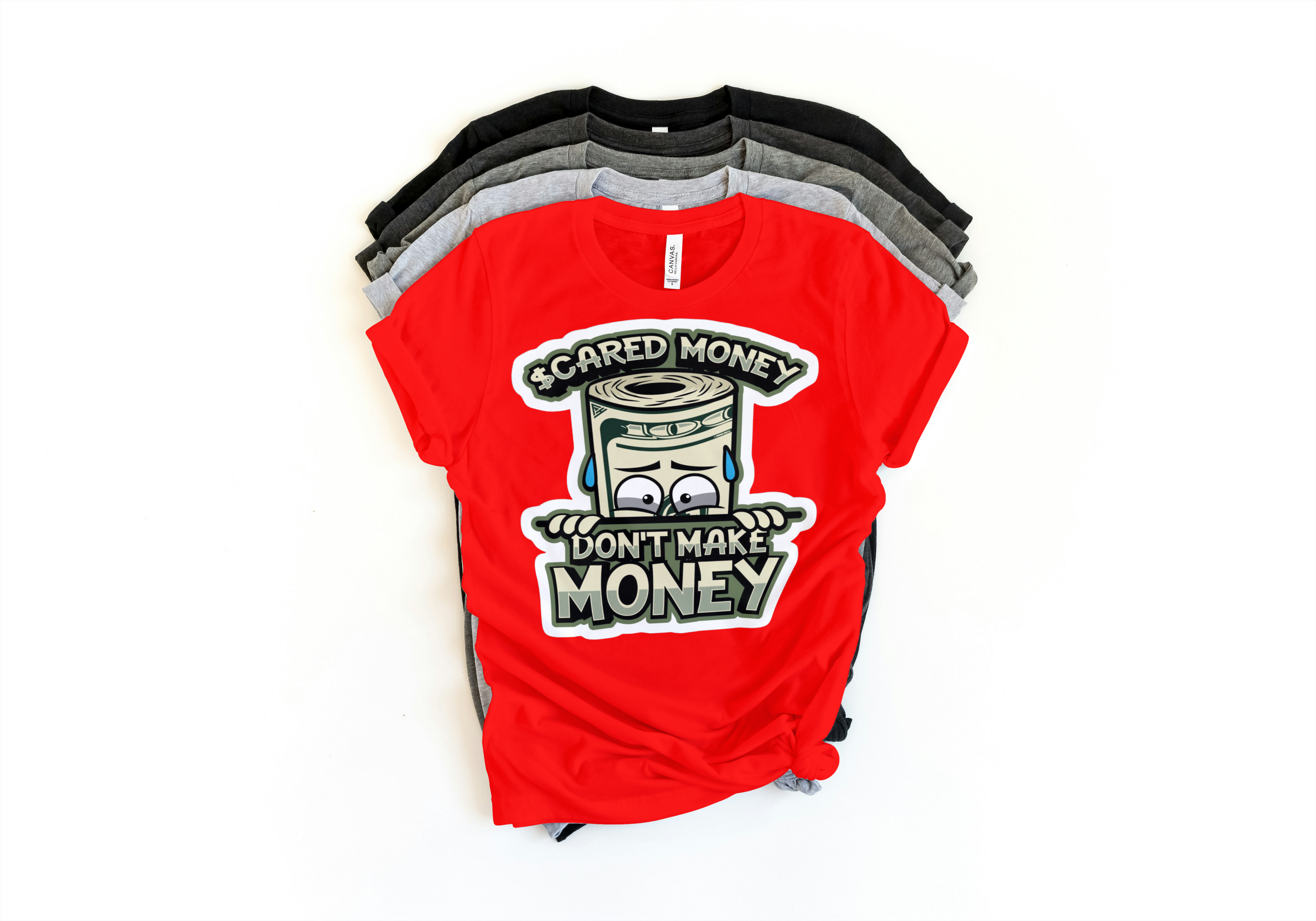 Scared Money Don't Make Money Tee - Hustle Motivation Shirt | Lavish Crafts