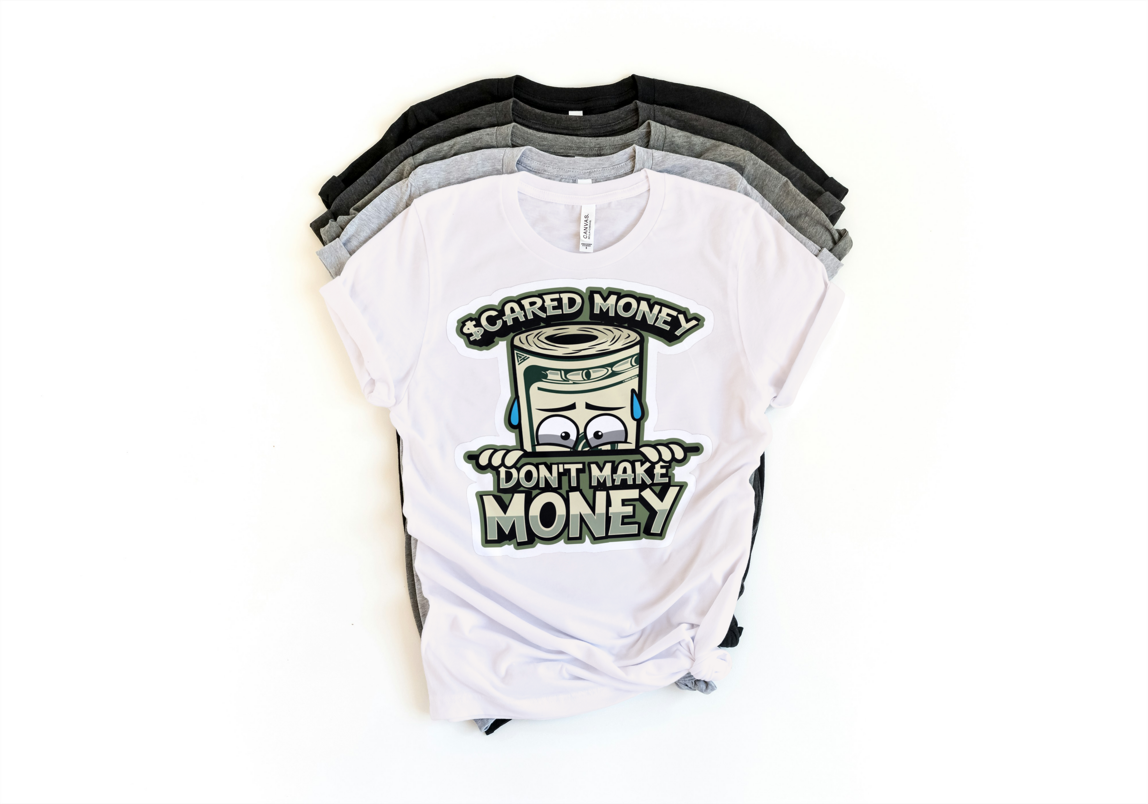 Scared Money Don't Make Money Tee - Hustle Motivation Shirt | Lavish Crafts