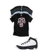 Shirt to match Jordan 9 Space Jam Black White Red OG Retro