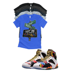 Jordan 7 Miro Trap Street matching T-shirt sneaker head tee