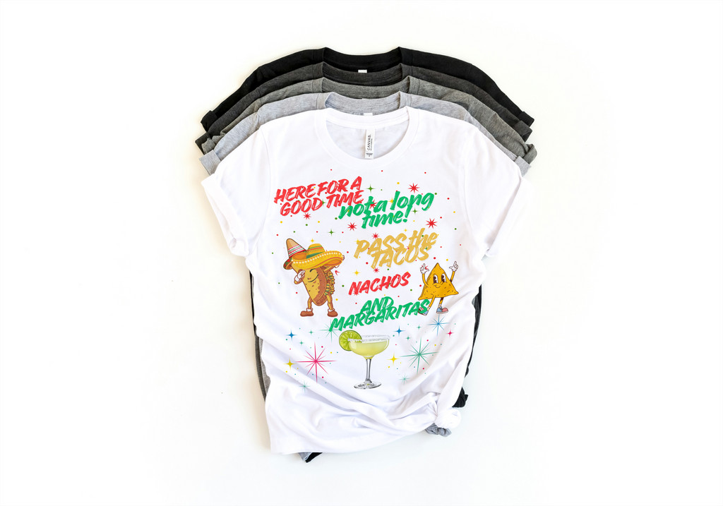 Tacos and Tequila Tee - Funny Foodie Shirt | Lavish Crafts
