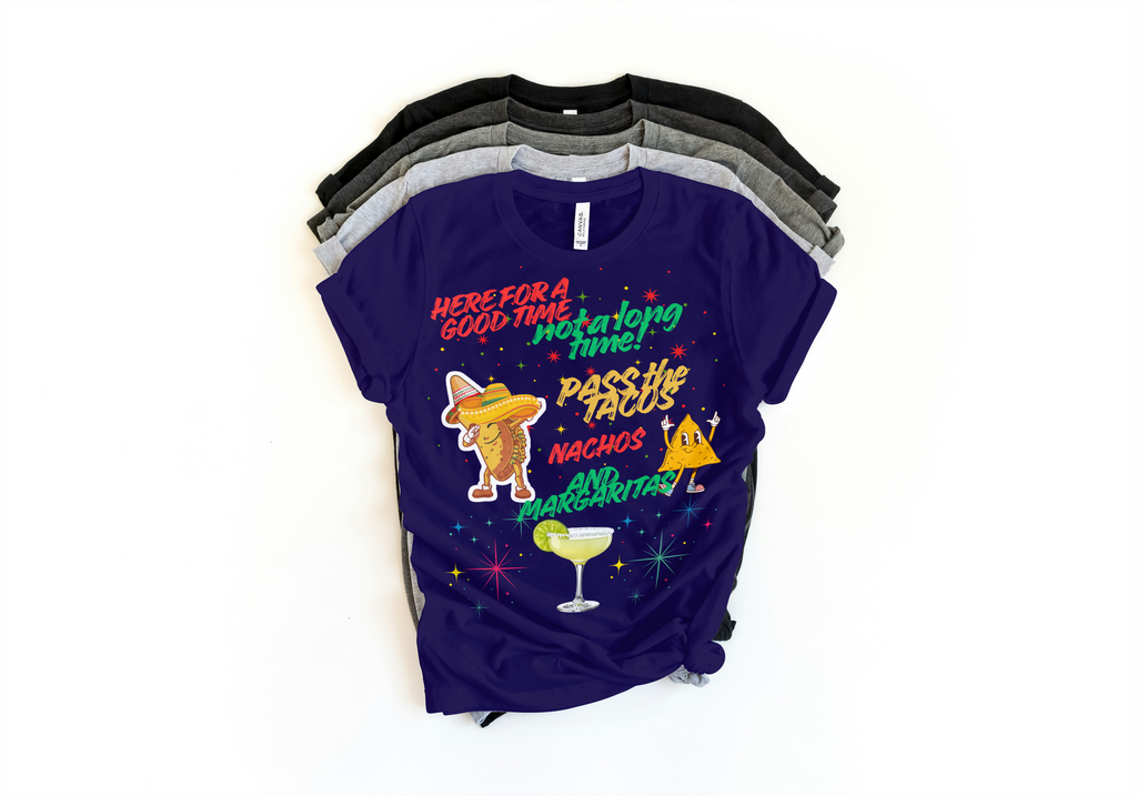 Tacos and Tequila Tee - Funny Foodie Shirt | Lavish Crafts