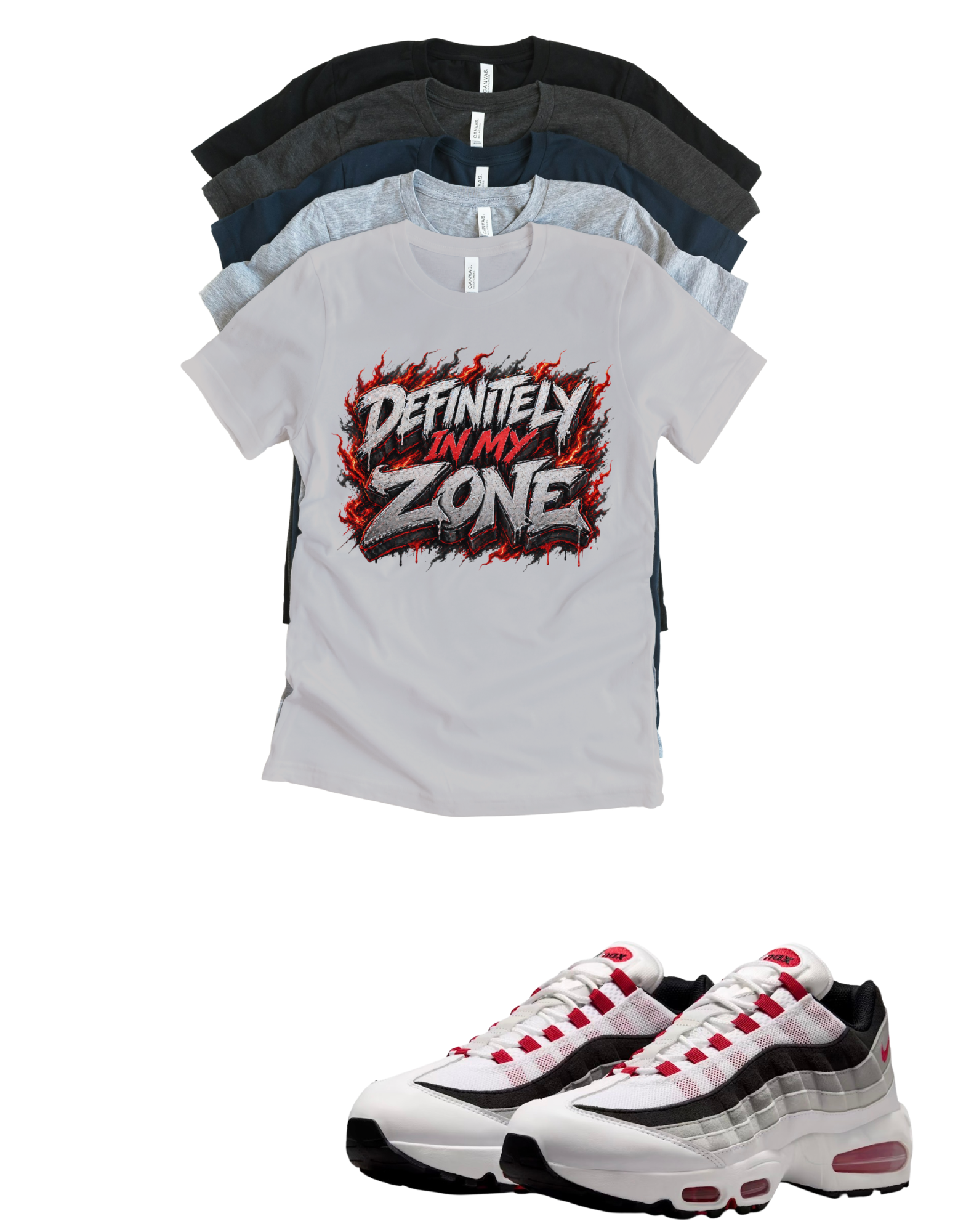 Air Max 95 Comet In my Zone Matching T-Shirt – Unisex Sneaker Tee