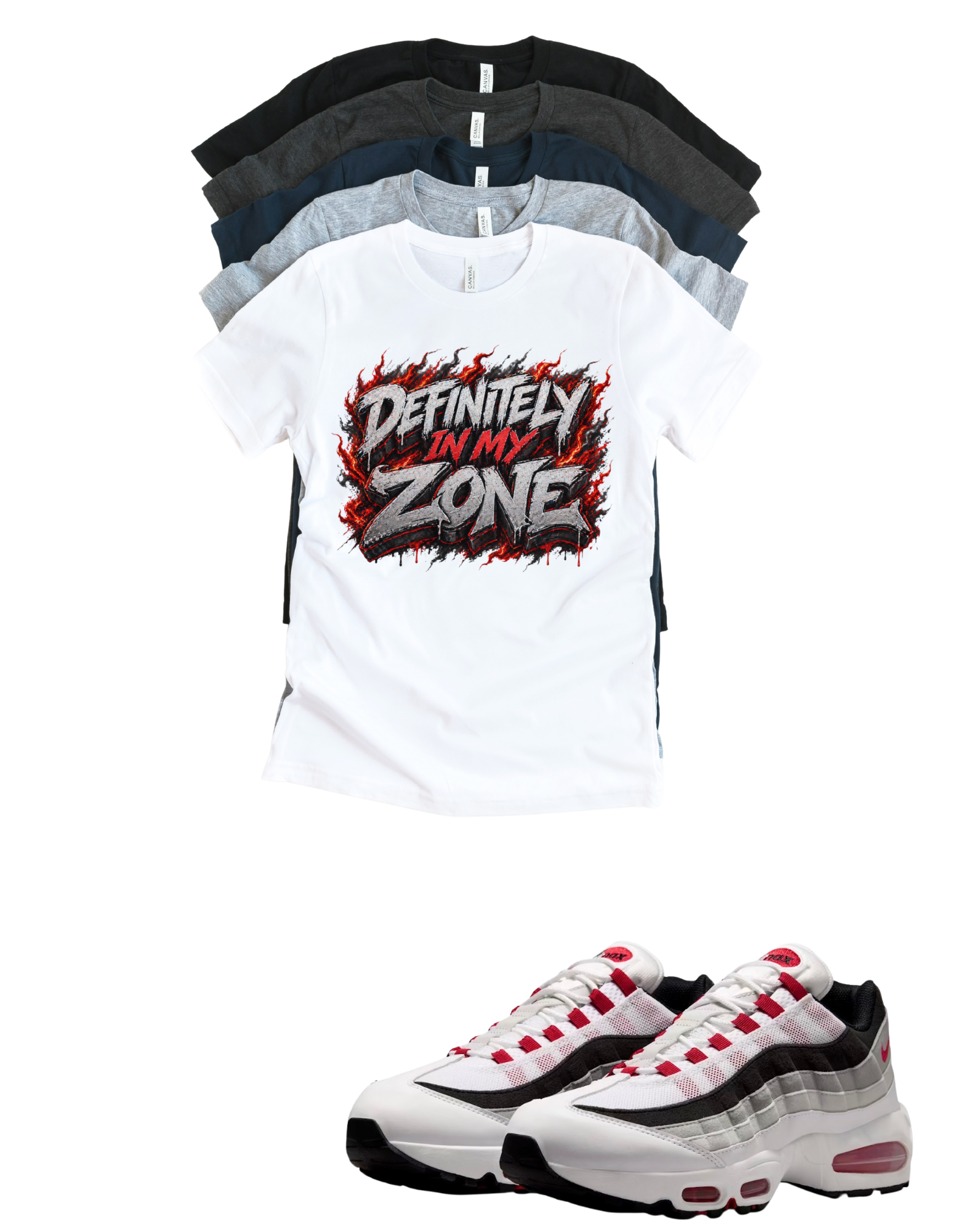Air Max 95 Comet In my Zone Matching T-Shirt – Unisex Sneaker Tee