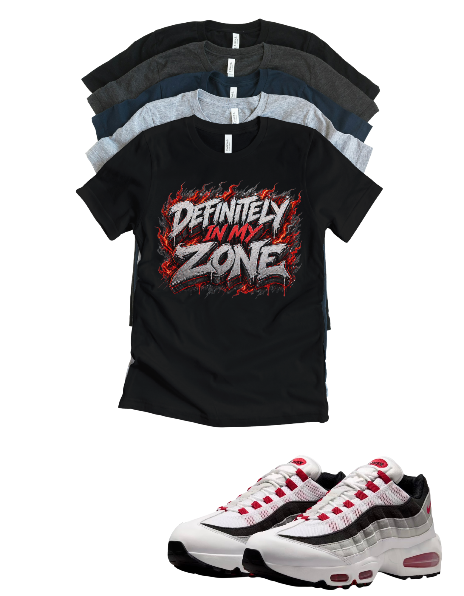 Air Max 95 Comet In my Zone Matching T-Shirt – Unisex Sneaker Tee